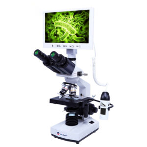 Biologisches + USB Tragbares Digitales Mikroskop mit Doppelobjektiv YG0678 // YG0681